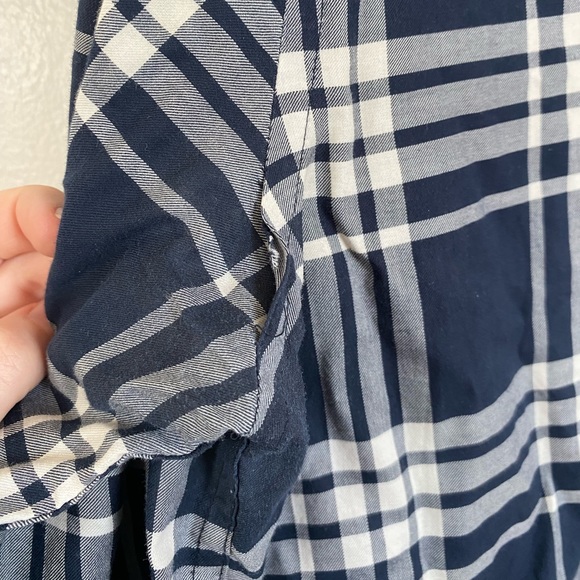 7 For All Mankind Plaid Long Sleeve Button Down - XL - Picture 4 of 9